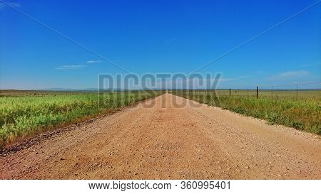 Landscape Of National Park Zona De Interes Regional Llanos De Caceres Y Sierra De Fuentes In Extrema