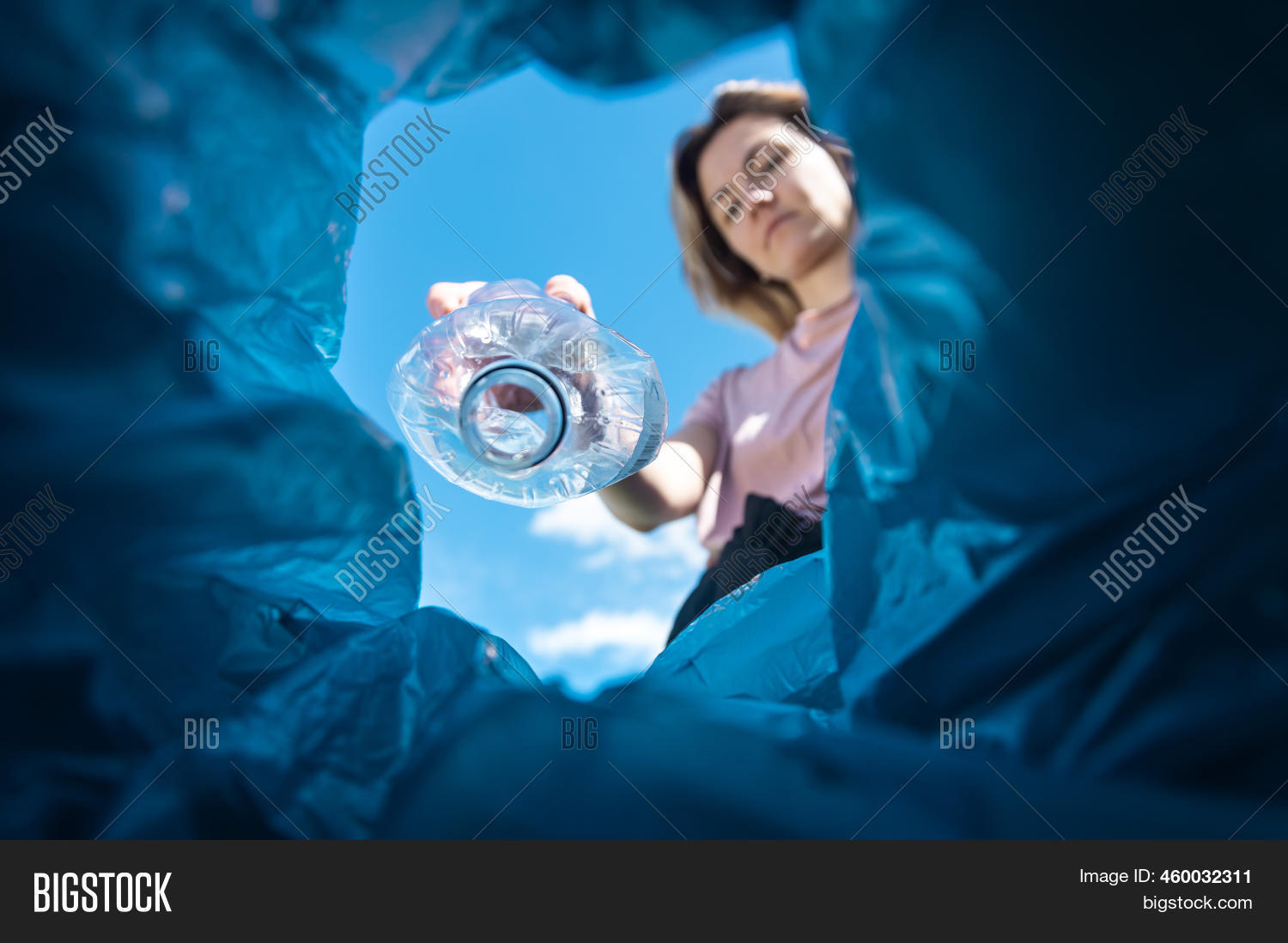 Woman Throws Plastic Image & Photo (Free Trial) Bigstock