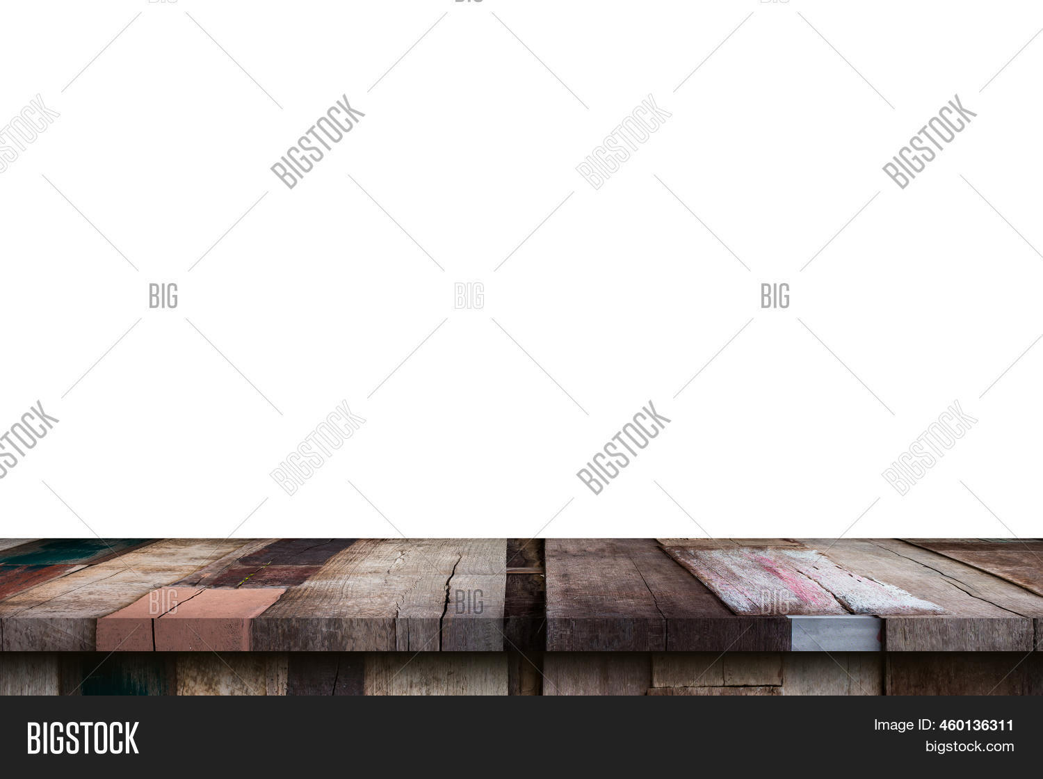 Empty Old Wood Table Image & Photo (Free Trial) Bigstock