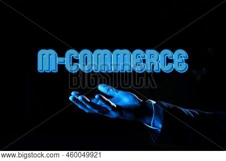 Writing Displaying Text M Commerce. Business Overview Commercial Transactions Conducted Electronical