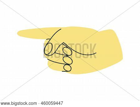 Colorful Hands Holding Paper. Different Gestures Sign Vector. Thumb Up, Poiner