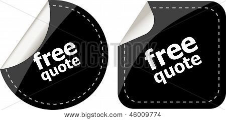 Nezávazná nabídka Leskle černá odráží kulaté tlačítko sady