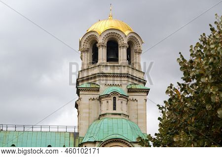 Temple Monument Of St. Alexander Nevsky Is The Cathedral Patriarchal Cathedral Of The Bulgarian Orth