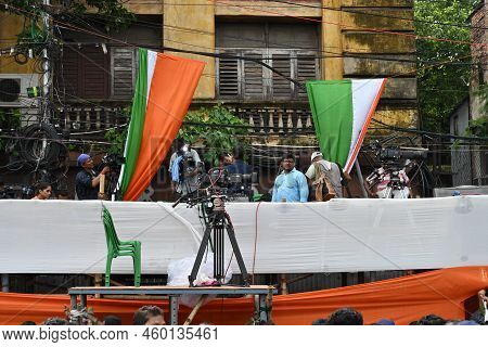 Kolkata, West Bengal, India - 21st July 2022 : All India Trinamool Congress Party, Aitc Or Tmc, At E