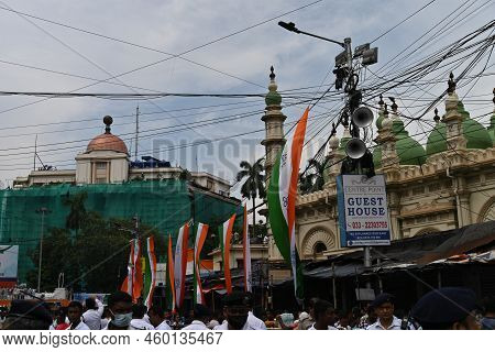 Kolkata, West Bengal, India - 21st July 2022 : All India Trinamool Congress Party, Aitc Or Tmc, At E