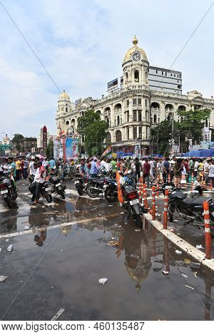 Kolkata, West Bengal, India - 21st July 2022 : All India Trinamool Congress Party, Aitc Or Tmc, At E