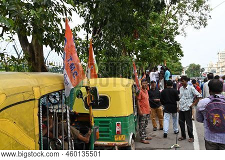 Kolkata, West Bengal, India - 21st July 2022 : All India Trinamool Congress Party, Aitc Or Tmc, At E