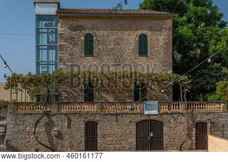 Arta, Spain; August 13 2022: Municipal Public Library Of The Majorcan Town Of Arta. Island Of Mallor