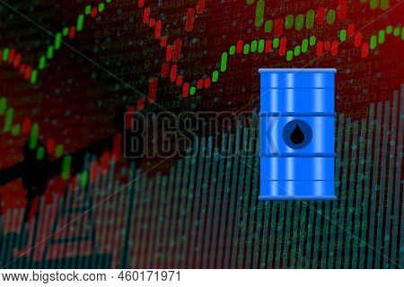Crued Oil Prices Hike, Rate, Analysis And Demand In World Background Illustration Image With Oil Con