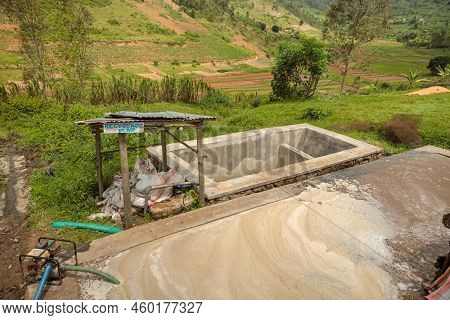 Recyclage Pump On The Washing Station At Farm