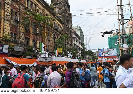 Kolkata, West Bengal, India - 21st July 2022 : All India Trinamool Congress Party, Aitc Or Tmc, At E