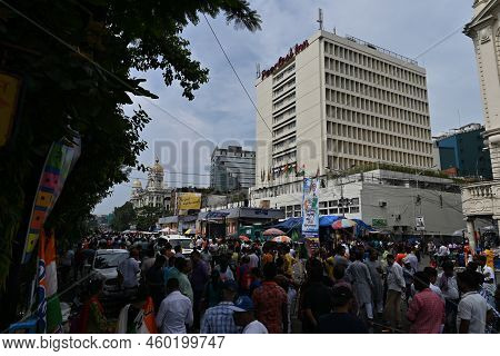 Kolkata, West Bengal, India - 21st July 2022 : All India Trinamool Congress Party, Aitc Or Tmc, At E