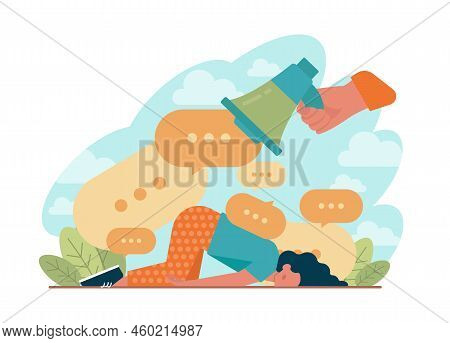 Advice Concept. Character Or Employee Giving Or Taking A Piece Of Advice
