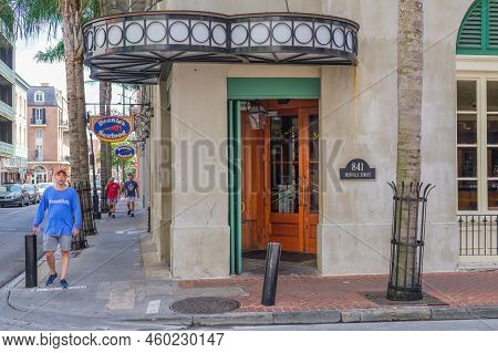 New Orleans, La - August 20: Entrance To Deanie's Seafood Restaurant On Iberville Street In The Fren