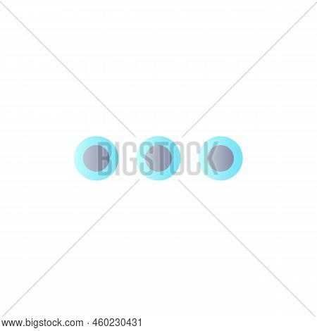 Ellipsis Flat Gradient Color Ui Icon. Suspension Points. Computer System Menu. List Of Options. Simp