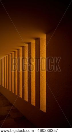 Interior Of The Gilardi House Of The Famous Architect Luis Barragan, Play Of Lights And Shadows Oran
