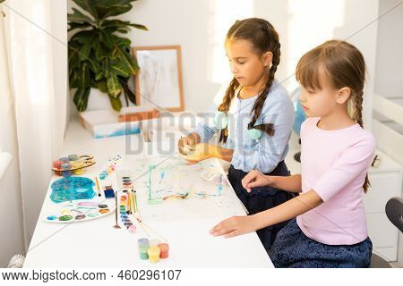 Autumn Craft For Kids. Animal Fox Made From Maple Leaf. Childrens Art And Creative. Handicraft Made 