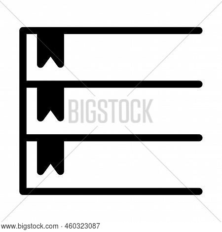 Stack Of Books Icon. Education Concept. Vector Illustration. Stock Image.