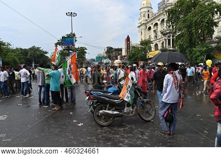 Kolkata, West Bengal, India - 21st July 2022 : All India Trinamool Congress Party, Aitc Or Tmc, At E