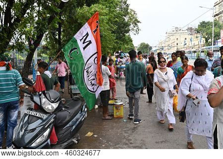 Kolkata, West Bengal, India - 21st July 2022 : All India Trinamool Congress Party, Aitc Or Tmc, At E