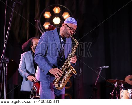 Cracow, Poland - July 08, 2022: Kenny Garrett Quintet Performing Live On The Kijow Centre Stage At S