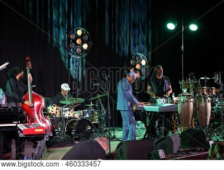Cracow, Poland - July 08, 2022: Kenny Garrett Quintet Performing Live On The Kijow Centre Stage At S