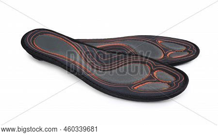 Orthopedic Insoles For Shoes On White Background