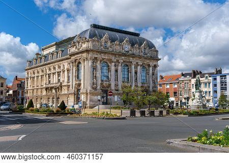 Calais, France - 26 June 2022: The Grand Theatre On Place Albert 1er