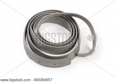 Modern Form Of The Hemostatic Esmarch Bandage As A Rubber Tourniquet With Two Plastic Clasps On A Wh