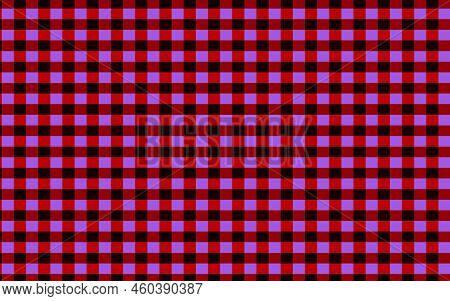 Colorful Checkered Pattern Background. Seamless Pattern Illustration Background. Tablecloth Pattern.