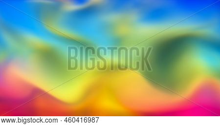 Abstract Background With A Color Gradient. Illustration For Wallpaper, Banner Covers And Creative De
