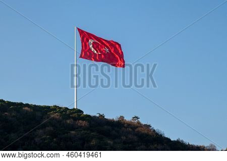 Flag Of Turkey, Officially The Turkish Flag Or Turk Bayragi