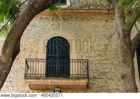 Arta, Spain; August 13 2022: Municipal Public Library Of The Majorcan Town Of Arta. Island Of Mallor