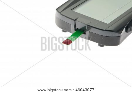 Diabetische Bluttest meter