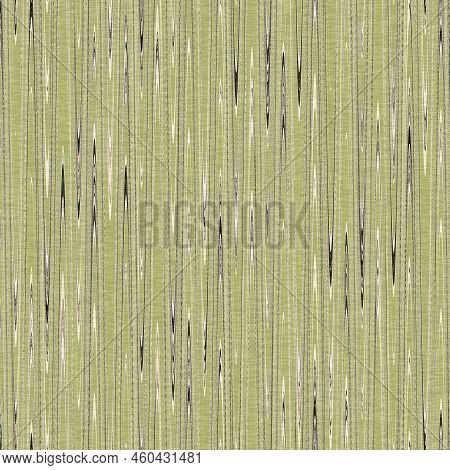 Green Forest Marl Seamless Pattern. Textured Woodland Weave For Irregular Melange Background. All Ov