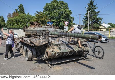 Destroyed Military Equipment Of Russia