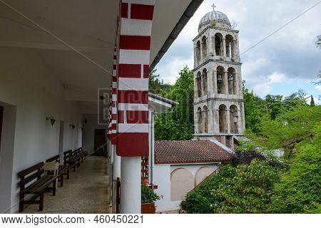 View At The Monastery Of Agathon In Greece