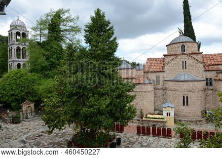 View At The Monastery Of Agathon In Greece