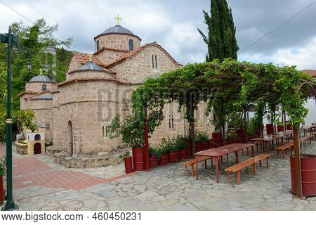 View At The Monastery Of Agathon In Greece