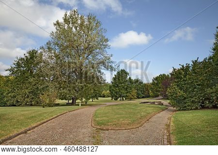 Landscape Of The City Park In Forli, Emilia Romagna, Italy