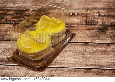 Asian Bento Box Cake, Small Korean Bento Cake With Rainbow Inscription Good Day. Delicious Beautiful