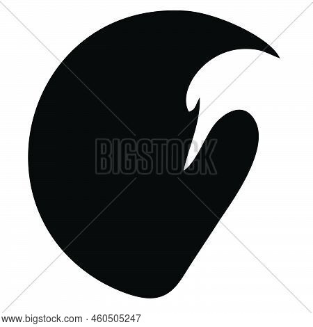 Simple Swan Icon Design, Modern Swan Symbol Silhouette Template Vector, Trendy Swan Vector Isolated 