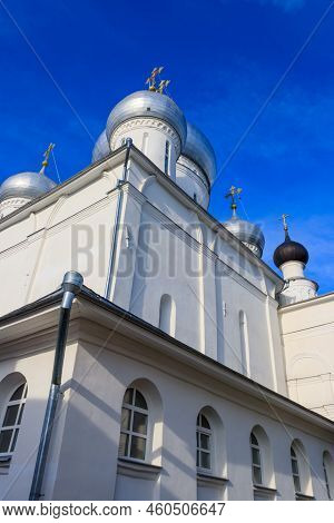 Nikitsky Cathedral Of Nikitsky Monastery In Pereslavl-zalessky, Russia. Golden Ring Of Russia