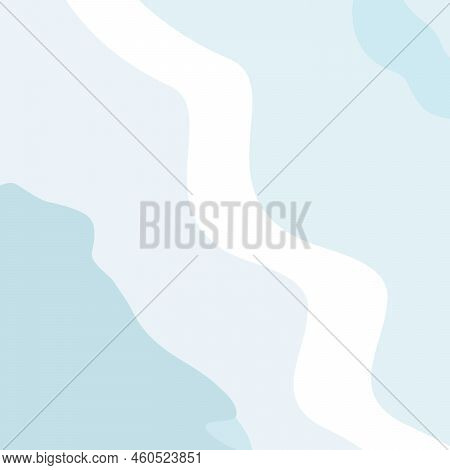 Abstract Background Texture In Trendy Blue Winter Shades In Watercolor Manner. Copyspase. Isolate