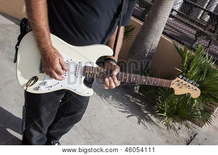 Adam gitar Boardwalk tarihinde