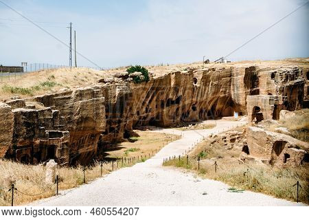 Dara Historical Ancient Fortress City. Mesopotamia Ruins. Mardin ,turkey