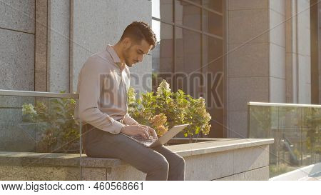 Professional Successful Young Freelancer Male Specialist Programmer Student Business Man In Stylish 