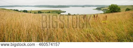 Serene Landscape In The Wild - The Shores Of Lake Otolovo In Belarus