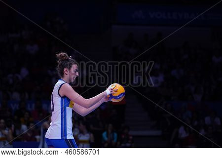Ankara, Turkiye - June 04, 2022: Perinelli Elena In China Vs Italy Vnl Pool Match In Ankara Arena