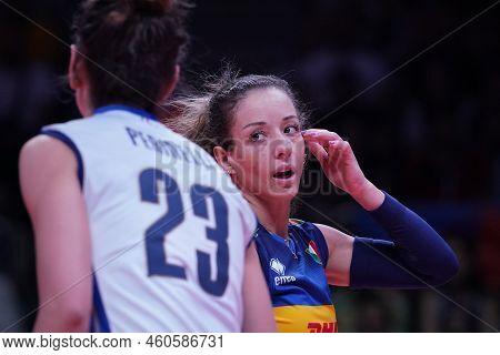 Ankara, Turkiye - June 04, 2022: De Gennaro Monica In China Vs Italy Vnl Pool Match In Ankara Arena